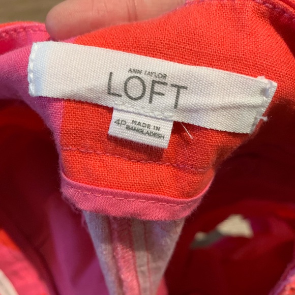 LOFT Pink Pattern Size 4 Riviera Short - Picture 3 of 5